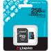 Карта памяти Kingston 256GB microSDXC сlass 10 UHS-I U3 V30 A2 Canvas Go Plus G4 (SDCG4/256GB)
