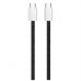 Дата кабель USB-C to USB-C 2.0m (braided cotton) (PD Fast Charging 60W) 3.0А black ColorWay (CW-CBPDCC068-BK)