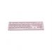 Клавиатура Canyon HKB-W01 Silent Wireless UA Beige (CNS-HKBW01BG)