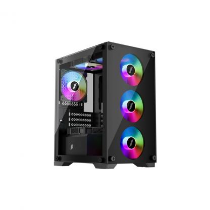 Корпус 1stPlayer X2-M-BK-4F1