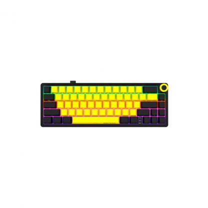 Клавіатура Lorgar KBP70MW Pro RGB Wireless/Bluetooth/USB UA Black/yellow (LRG-KBP70MW-YL-US)