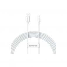 Дата кабель USB 2.0 AM to USB-C 2.0m Superior Fast Charging 60W white Baseus (CAYS001002)