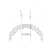 Дата кабель USB 2.0 AM to USB-C 2.0m Superior Fast Charging 100W moon white Baseus (P10320102214-03)