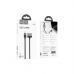 Кабель питания USB-C to Mag3 1.0m Magnetic U141 black HOCO (6942007642088)