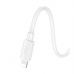 Дата кабель USB-C to Lightning 0.25m Hyper PD X96 white HOCO (6942007609371)