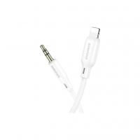 Кабель мультимедийный Lightning to 3.5mm M 1.0m white BOROFONE (6941991101052)