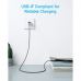 Дата кабель USB 2.0 AM to USB-C 1.8m nylon 322 black Anker (A81H6G11)