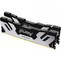 Модуль пам'яті для комп'ютера DDR5 48GB (2x24GB) 8000 MHz Renegade Black/Silver Kingston Fury (ex.HyperX) (KF580C38RSK2-48)