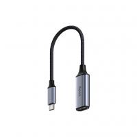 Переходник USB-C to HDMI 4K60Hz Grey Cudy (UH401)