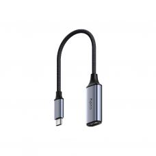 Переходник USB-C to HDMI 4K60Hz Grey Cudy (UH401)