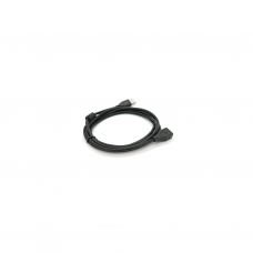 Дата кабель USB 2.0 AM/AF 2.0m ferrite black Voltronic (YT-AM/AF-2.0B)