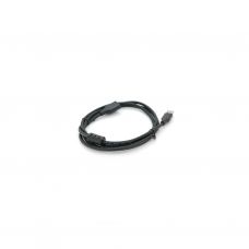Дата кабель USB 2.0 AM/AF 1.0m black VEGGIEG (YT-AM/AF-V-U105)