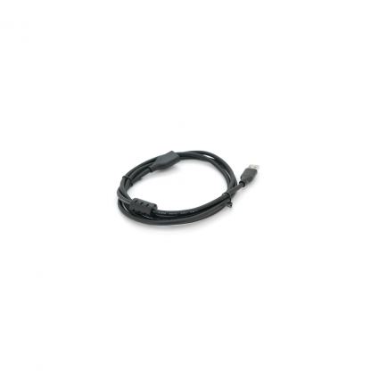 Дата кабель USB 2.0 AM/AF 1.0m black VEGGIEG (YT-AM/AF-V-U105)