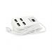 Концентратор Voltronic USB 2.0 to 4xUSB with power switch white (YT-HWS4-W)