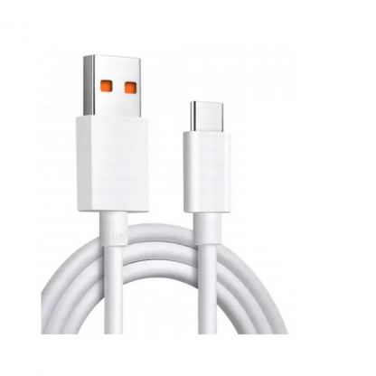 Дата кабель USB 2.0 AM to USB-C 1.0m 6A white Dengos (PLS-TC-6A-WHITE)
