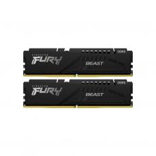 Модуль пам'яті для комп'ютера DDR5 128GB (2x64GB) 5600 MHz Beast Black Kingston Fury (ex.HyperX) (KF556C40BBK2-128)