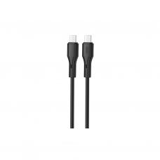 Дата кабель USB-C to USB-C 1.0m 60W black XO (NBQ231B_Black)