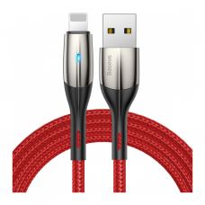 Дата кабель USB 2.0 AM to Lightning 1.0m 2.4A red Baseus (CALSP-B09)