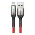 Дата кабель USB 2.0 AM to Lightning 1.0m 2.4A red Baseus (CALSP-B09)