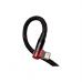 Дата кабель USB 2.0 AM to Lightning 1.0m 2.4A 90° corner black/red Baseus (CAVP000020)