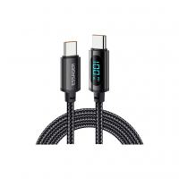 Дата кабель USB-C to USB-C 2.0m 100W LED black Essager (EXCTT1-XYA01-P)