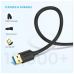 Дата кабель USB 3.0 AM/AM 1.0m US128 black UGREEN (10370)