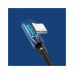 Дата кабель USB 2.0 AM to USB-C 0.5m 3A 90° corner US176 black UGREEN (20855)