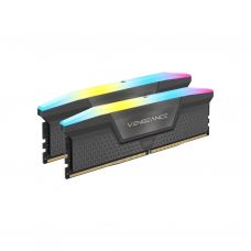 Модуль памяти для компьютера DDR5 32GB (2x16GB) 6800 MHz Vengeance RGB Black Corsair (CMH32GX5M2B6800C40)