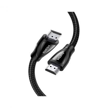 Кабель мультимедійний HDMI M to HDMI M 5.0m braided HD140 black UGREEN (80405)
