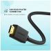 Переходник Mini HDMI M to HDMI F 0.22m black Ugreen (20137)