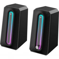 Акустическая система Havit HV-SK216 USB RGB Black (6939119052249)