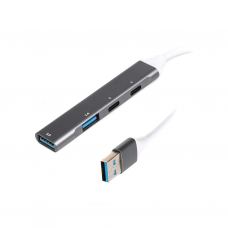 Концентратор Maxxter USB 3.0 to 1xUSB 3.0 + 1xUSB 2.0 + 2xUSB-C (HU3A-4P-03)