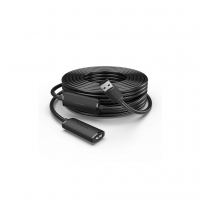 Дата кабель USB 2.0 AM/AF 10.0m Active black Vention (CBKBL)