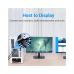 Перехідник HDMI F to DVI M 24+1pin black Vention (AILB0)