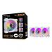 Кулер для корпуса DARKFLASH INF24 3IN1(PWM) WHITE