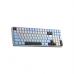 Клавіатура Aula S100pro RGB KRGD Brown Switch Wireless/Bluetooth/Type-C UA White/Black (6948391205755)