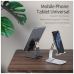 Подставка для планшета и телефона Knight Foldable Desk Mobile Phone Holder Stand (Alloy) White Essager (EZJZM-QS02)