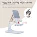 Подставка для планшета и телефона Knight Foldable Desk Mobile Phone Holder Stand (Alloy) White Essager (EZJZM-QS02)