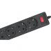 Мережевий фільтр живлення REAL-EL RS-Protect 505, 3m, black (EL122300045)