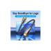 Кабель мультимедийный HDMI M to HDMI M 3.0m V2.0 4K60Hz braided zinc alloy black Vention (ALMBI)