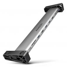 Концентратор AXAGON USB-C 9-in-1 4xUSB 3.2 + 2xUSB-C + HDMI + SD/TF + RJ45 1000Mbps + PD 100W black/gray (HMC-10HLS)