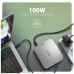 Порт-репликатор AXAGON USB 3.2 Gen 2 (3.1 Gen 2) Type-C 9in1 hub, 10 Gbps. grey (HMC-UFO)