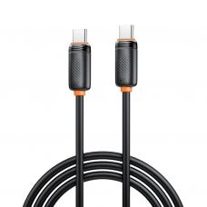 Дата кабель USB-C to USB-C 1.0m 27W black XO (XO-CB-300CC-BK)