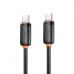 Дата кабель USB-C to USB-C 1.0m 27W black XO (XO-CB-300CC-BK)