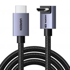 Кабель мультимедийный HDMI M to HDMI M 2.0m 8K60Hz 48Gbps braided black Ugreen (85169)