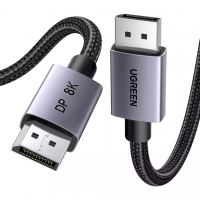 Кабель мультимедійний DisplayPort M to DisplayPort M 5.0m 8K60Hz 32.4Gbps black Ugreen (45039)