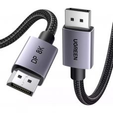 Кабель мультимедийный DisplayPort M to DisplayPort M 5.0m 8K60Hz 32.4Gbps black Ugreen (45039)