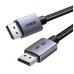 Кабель мультимедійний DisplayPort M to DisplayPort M 5.0m 8K60Hz 32.4Gbps black Ugreen (45039)