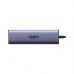 Концентратор Ugreen USB-C 6-in-1 2xUSB-A + 1xUSB-C PD100W + DisplayPort 4K60Hz + 1xRJ45 1000Mbps black (75643)