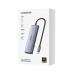 Концентратор Ugreen USB-C 6-in-1 2xUSB-A + 1xUSB-C PD100W + DisplayPort 4K60Hz + 1xRJ45 1000Mbps black (75643)